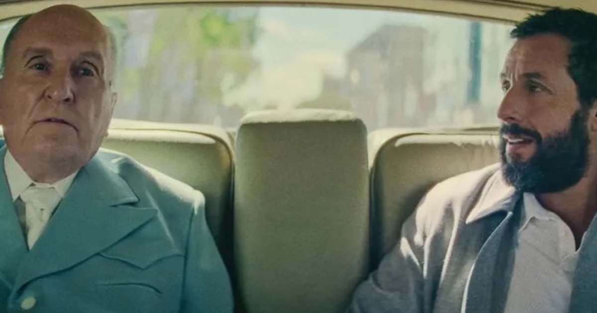 A still of Robert Duvall and Adam Sandler from the movie 'Hustle' (Cover Image Source: Instagram | @adamsandler)