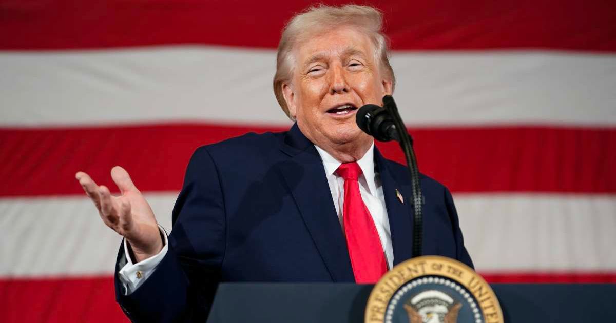 President Donald Trump speaks during a visit to the Fort Bragg U.S. Army base on February 13, 2026 (Cover Image Source: Getty Images | Photo by Nathan Howard)
