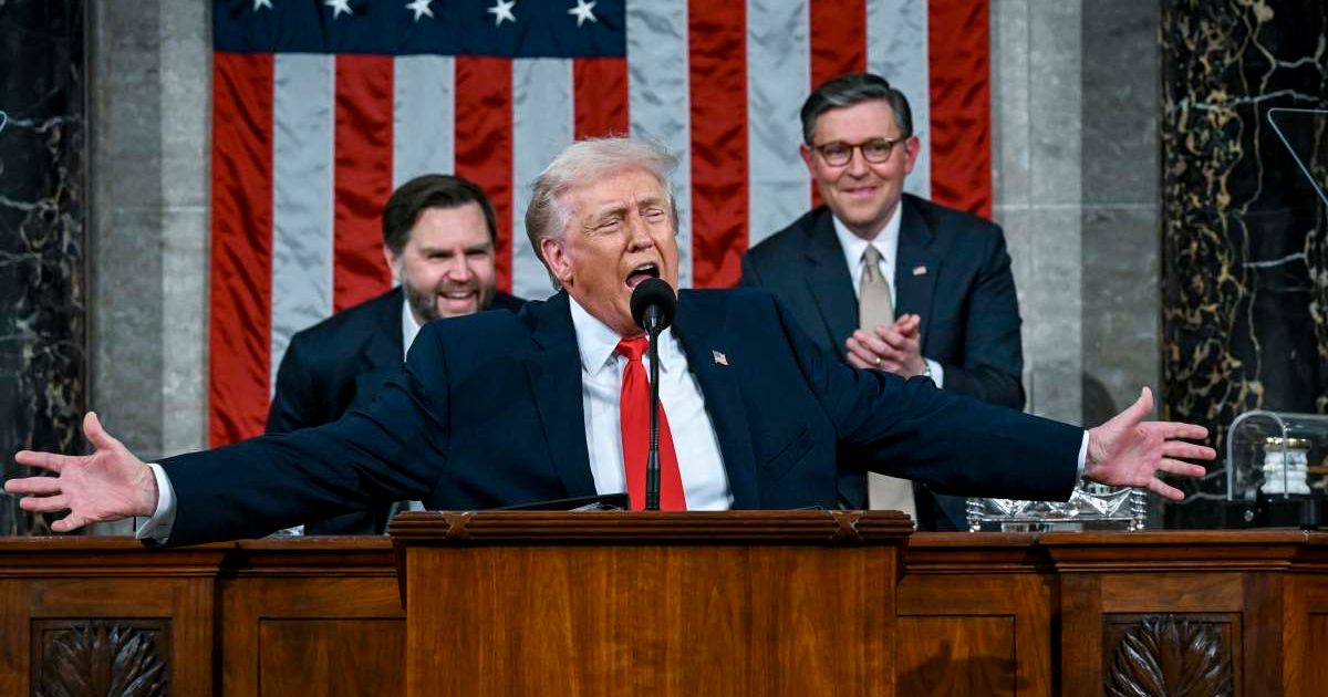 President Donald Trump delivers the State of the Union address during a joint session of Congress in the House Chamber at the Capitol on February 24, 2026, in Washington, DC (Cover Image Source: Getty Images | Photo by Kenny Holston-Pool)