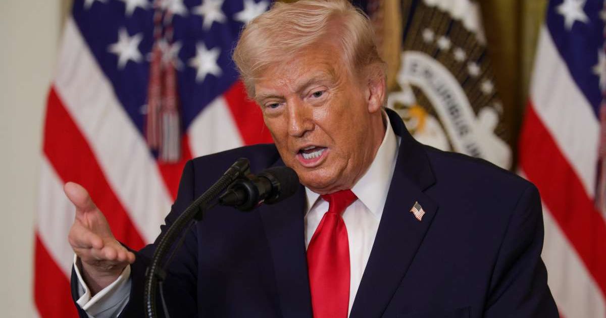 President Donald Trump speaks during a Women's History Month event in the East Room of the White House on March 12 (Cover Image Source: Getty Images | Photo by Alex Wong)