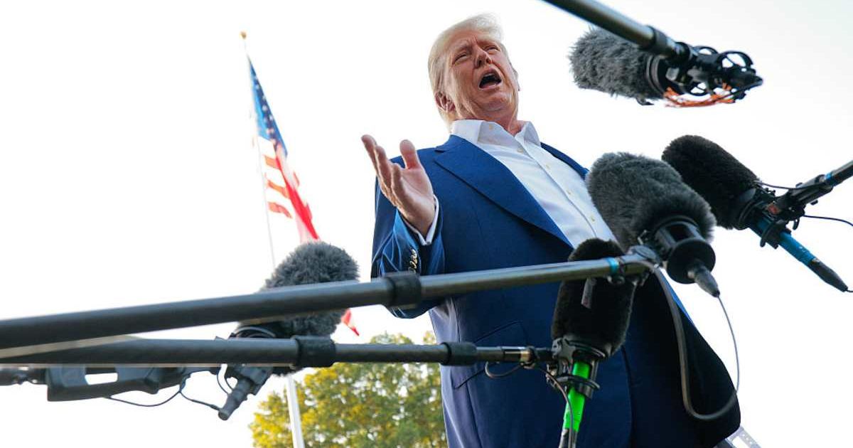 U.S. President Donald Trump speaking to reporters (Cover image source: Getty Images/Photo by Chip Somodevilla)
