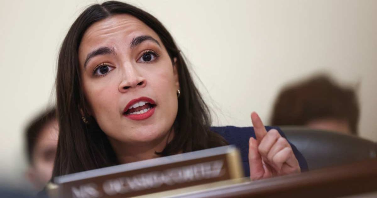 Rep. Alexandria Ocasio-Cortez (D-NY) makes a statement during a roundtable discussion on Supreme Court Ethhics (Cover image source: Getty Images/Photo by Jemal Countess/Getty Images for Court Accountability)