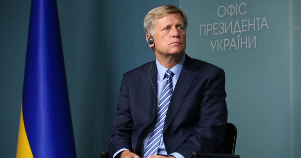Former ambassador Michael McFaul, during a briefing in the Office of the President on September 8, 2023. (Cover Image Source: Global Images Ukraine via Getty Images | Photo by Viktor Kovalchuk)