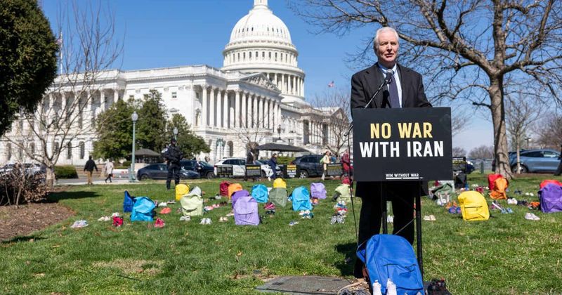 Chris Van Hollen says Trump 'putting America at risk', vows to 'end the war'