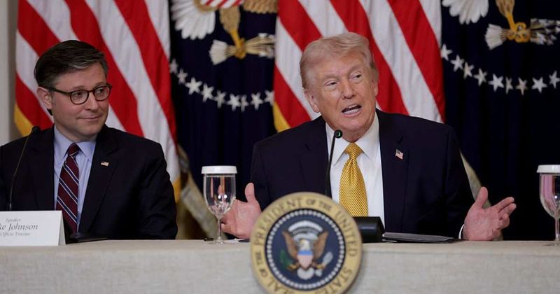 'I talked to the President as soon as I saw it': Mike Johnson reacts to Trump's controversial 'Jesus' post
