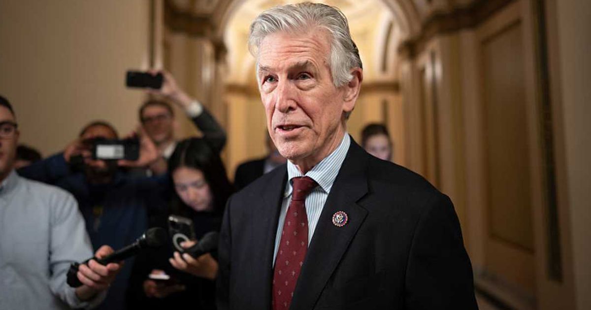 Rep. Don Beyer (D-VA) speaks to members of the media off the House floor (Cover Image Source: Getty Images | Photo by Andrew Harnik)