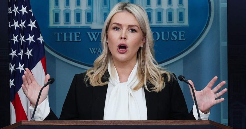 'You should take our word ' Karoline Leavitt snaps when asked about Iranian media's messaging