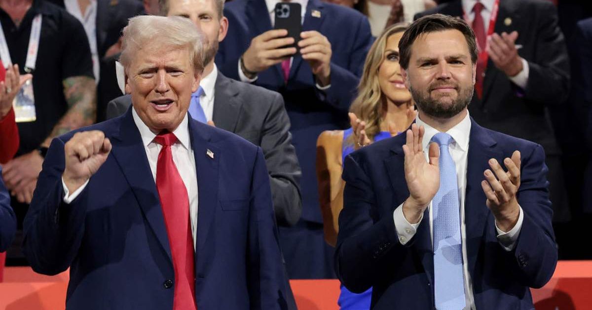 U.S. President Donald Trump (L) and vice president  J.D. Vance at the Republican National Convention (Cover Image Source: Getty Images | Photo by Win McNamee)