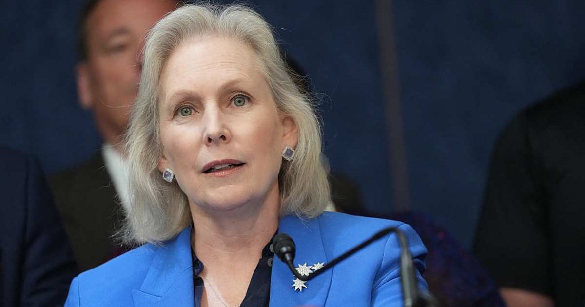 Sen. Kirsten Gillibrand (D-NY)speaks at a press conference on the World Trade Center Health Program at the U.S. Capitol (Image Source: Getty Images | Photo by Kevin Dietsch)