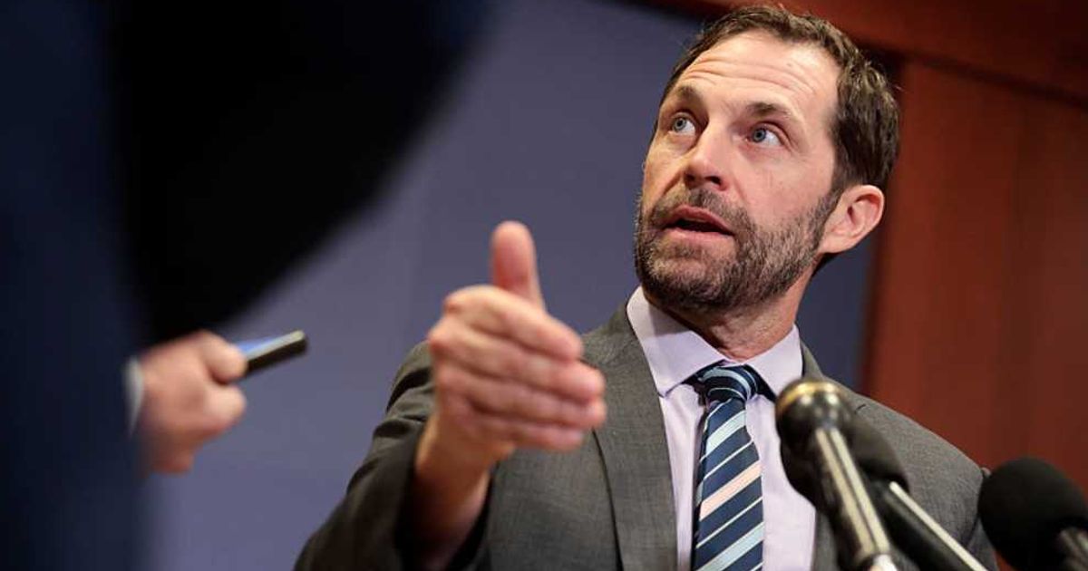 U.S. Rep. Jason Crow speaks to the media following a closed-door meeting with members of the House of Representatives on Capitol Hill (Cover Image Source: Getty Images | Photo by Heather Diehl)