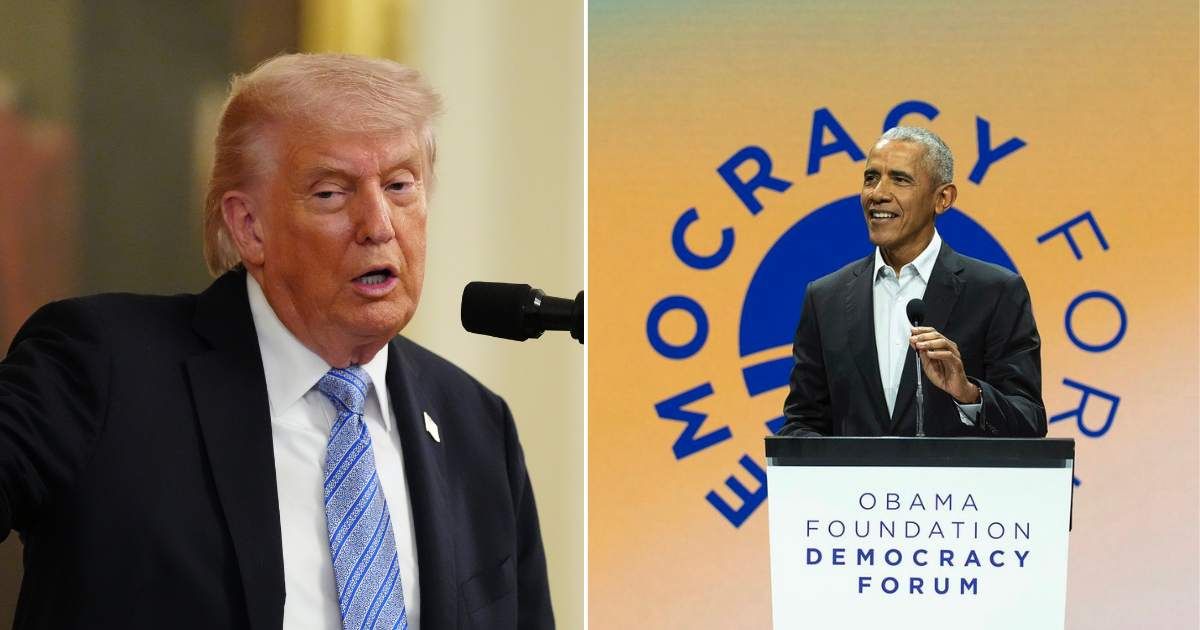 U.S. President Donald Trump (L) and former President Barack Obama (R). (Cover Image Source: (L) AP | Photo by Jacquelyn Martin; (R) X | Barack Obama)