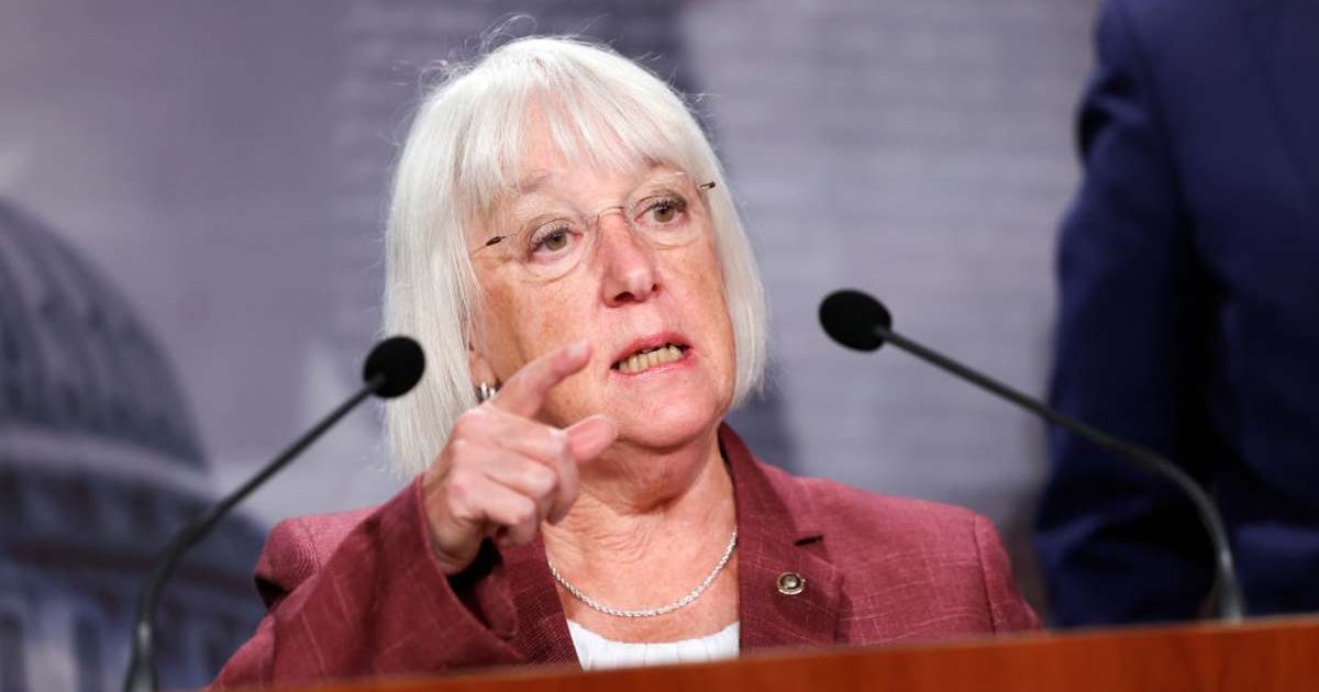 U.S. Sen. Patty Murray (D-WA) speaks on reproductive rights during a press conference at the U.S. Capitol (Cover image source: Getty Images/Photo by Kevin Dietsch)