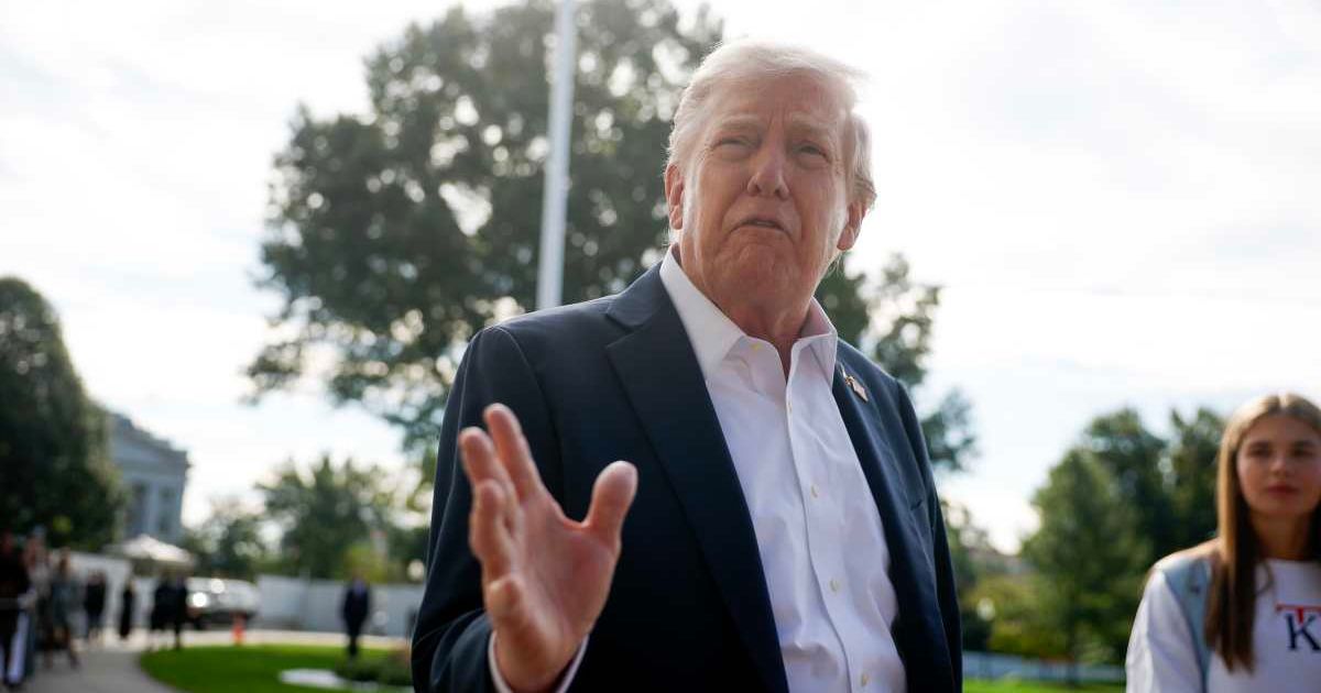 President Donald Trump speaks to members of the media on September 26, 2025 (Getty Images | Photo by Kevin Dietsch)