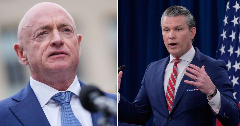 Pete Hegseth claims Mark Kelly 'blabbed' on TV, senator fires back with video evidence