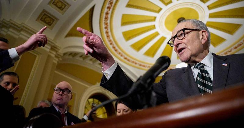 Chuck Schumer vows to keep fighting after Democrats block funding for Trump's ballroom