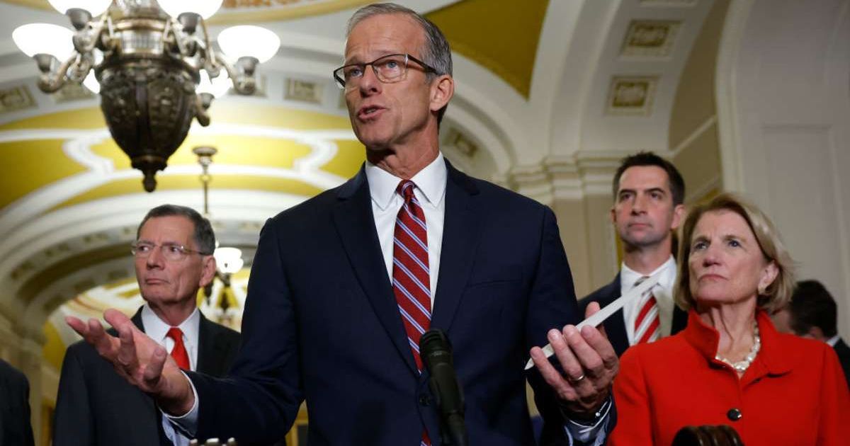'Not a big fan': John Thune on President Donald Trump's $1.7 billion 'slush fund'