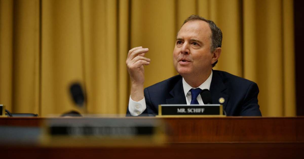 Senator Adam Schiff (D-CA) during a hearing in the Rayburn House Office Building on Capitol Hill (Cover Image Source: Getty Images | Photo by Chip Somodevilla)