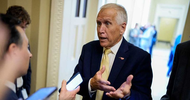 Senator Thom Tillis slams Trump's anti-weaponization fund as 'payout pot for punks'