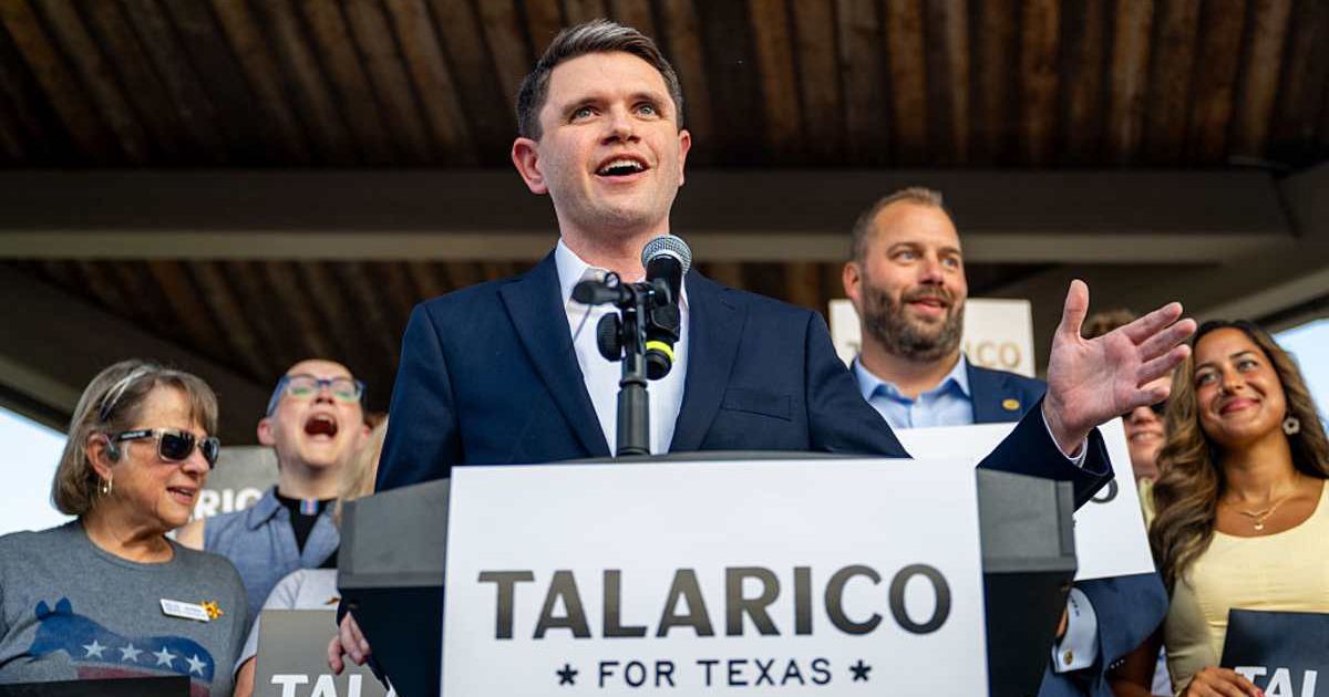 Democratic Texas State Rep. James Talarico speaks during a campaign launch rally on September 09, 2025 (Cover Image Source: Getty Images | Photo by Brandon Bell)