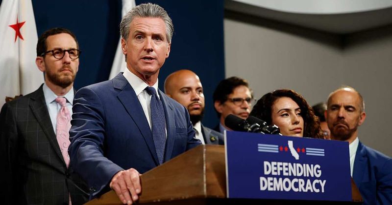 'He's actively lying': Gavin Newsom pushes back on Trump's California election allegations