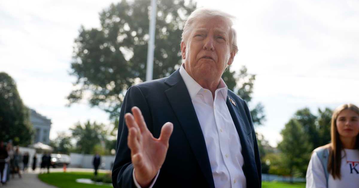 President Donald Trump speaks to members of the media on September 26, 2025 (Cover image source: Getty Images | Photo by Kevin Dietsch)