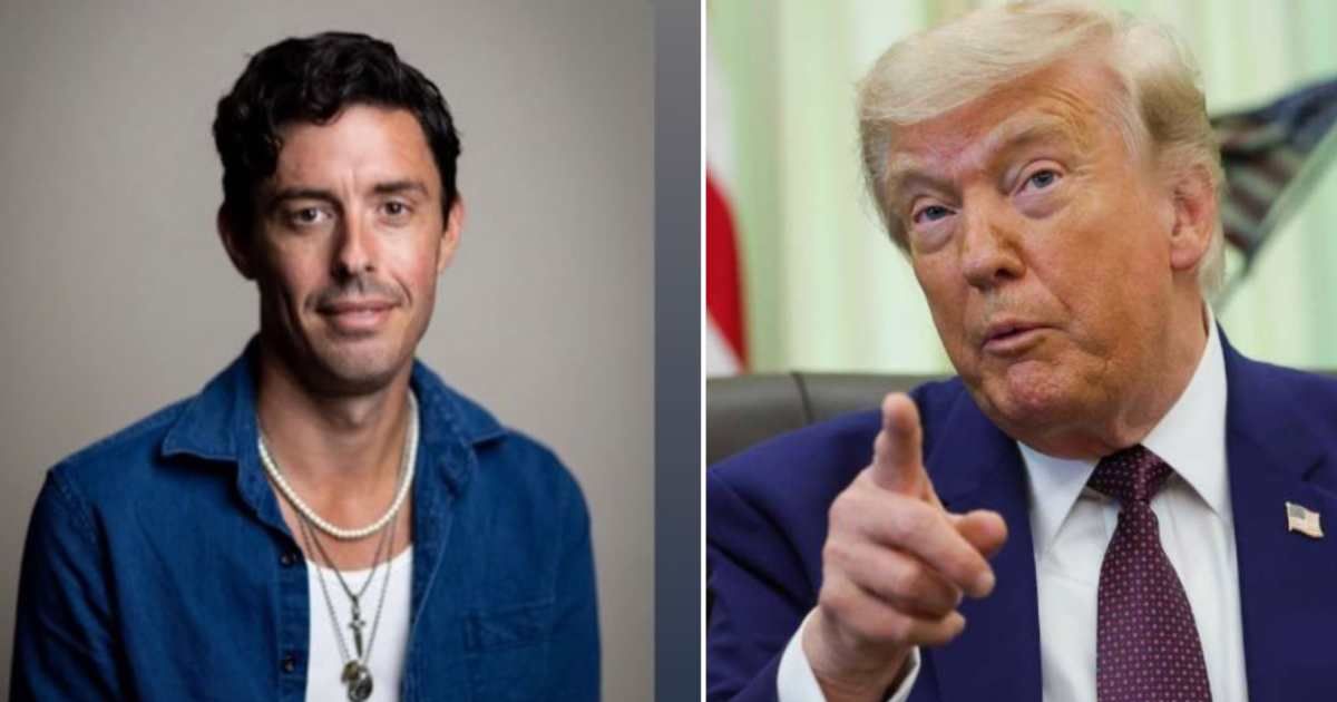 (L) Tim Miller, who served as communications director for Jeb Bush's 2016 presidential campaign; (R) President Donald Trump in the Oval Office (Cover Image Source: (L) X | Photo by @Timodc; (R) Getty Images | Photos by Kevin Dietsch)