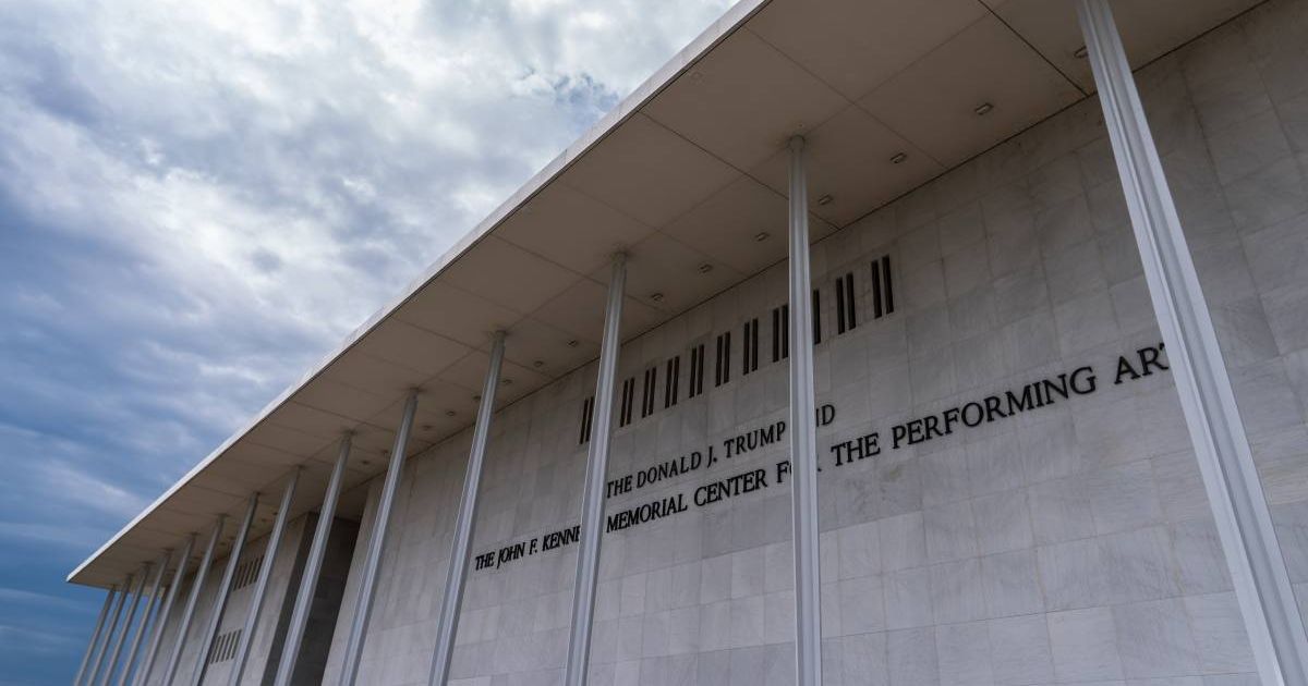  The John F. Kennedy Center for the Performing Arts is seen following a media tour intended to show building damage. (Cover Image Source: Associated Press | Photo by Julia Demaree Nikhinson)