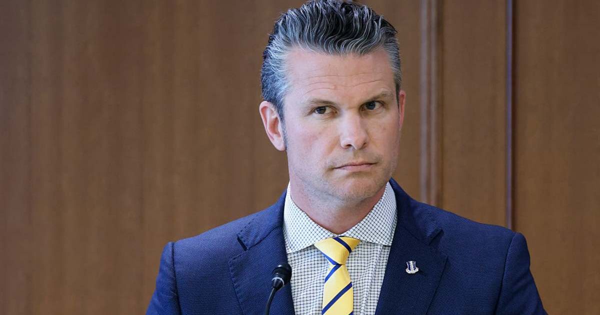 U.S. Defense Secretary Pete Hegseth speaks during a joint news conference (Cover image source: Getty Images/Photo by Kiyoshi Ota/Pool)