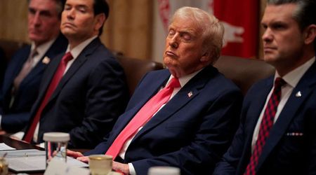 Trump appears to fall asleep at his birthday UFC event