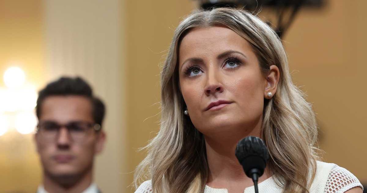 Sarah Matthews (R), former deputy White House press secretary, testifies before the House Select Committee in the Cannon House Office Building in Washington, DC (Cover Image Source: Getty Images | Photo by Win McNamee)