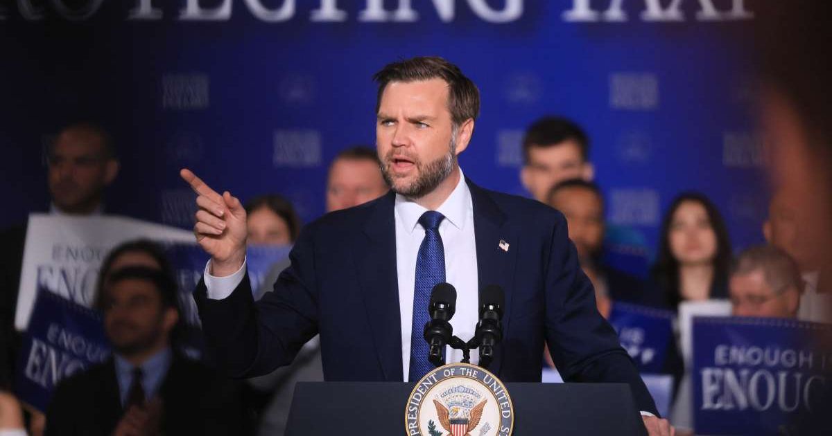 Vice President JD Vance delivers remarks during an event at Gold Coast Studios, Wednesday, June 17, 2026, in Bethpage, N.Y. (Cover Image Source: AP | Photo by Spencer Platt/Pool Photo)