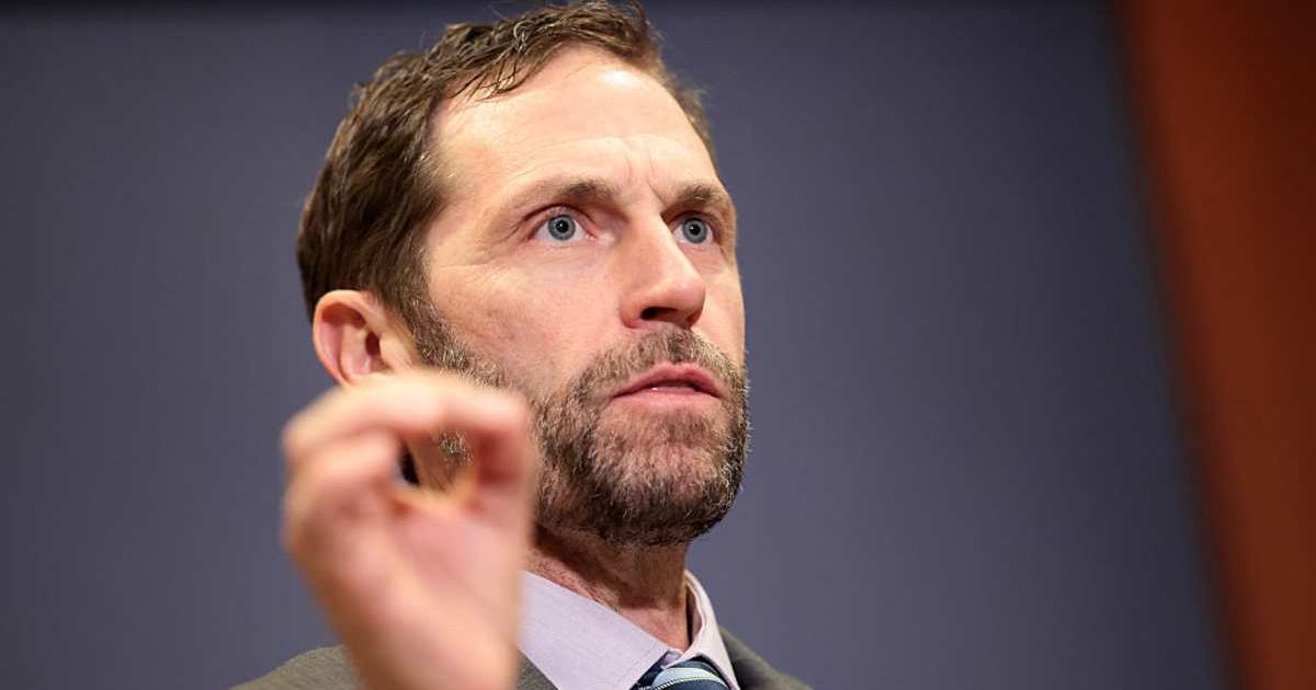Rep. Jason Crow (D-CO) speaks to the media following a closed-door meeting with members of the House of Representatives on Capitol Hill (Cover Image Source: Getty Images | Photo by Heather Diehl)