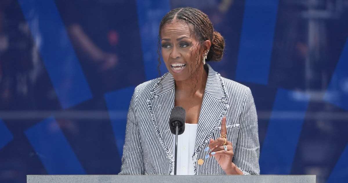 Former first lady Michelle Obama speaks during the dedication ceremony for the Obama Presidential Center, Thursday, June 18, 2026, in Chicago. (Image Source: AP | Photo by Jeff Roberson)