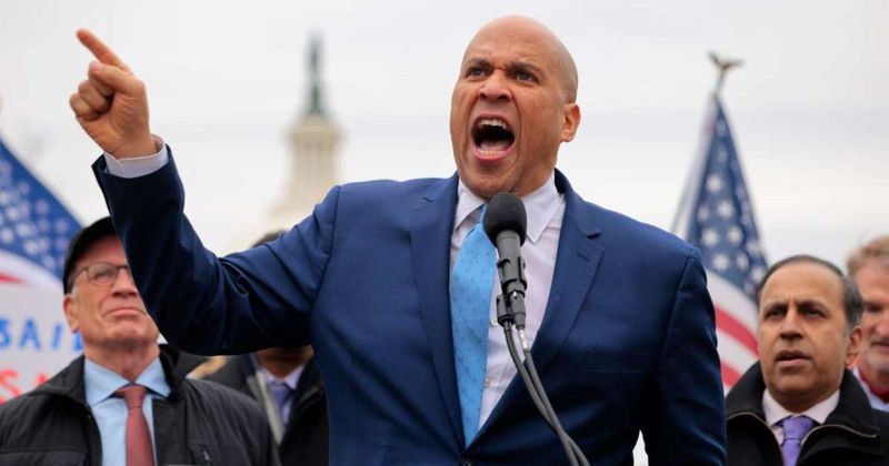 'Arsonist seeking credit for escaping burning building': Cory Booker blasts Trump's Iran deal