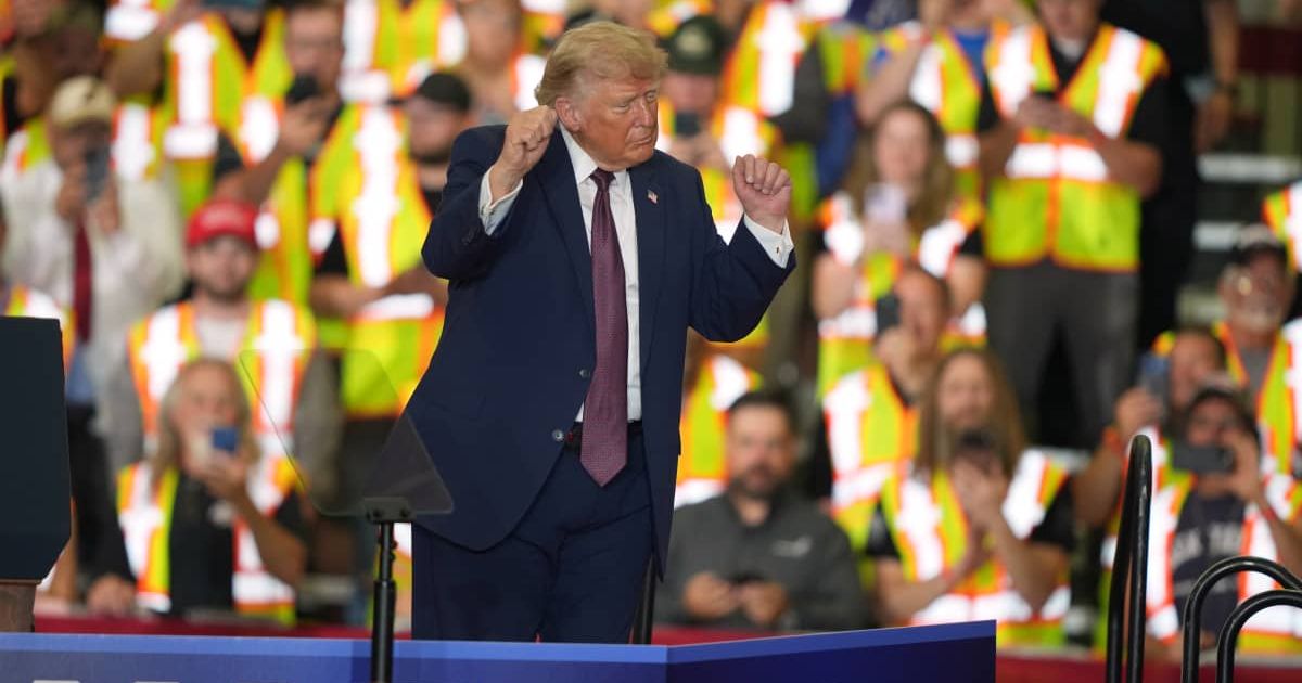 Trump gets sobering response to his 'Who did not vote for me?' question at Pennsylvania rally