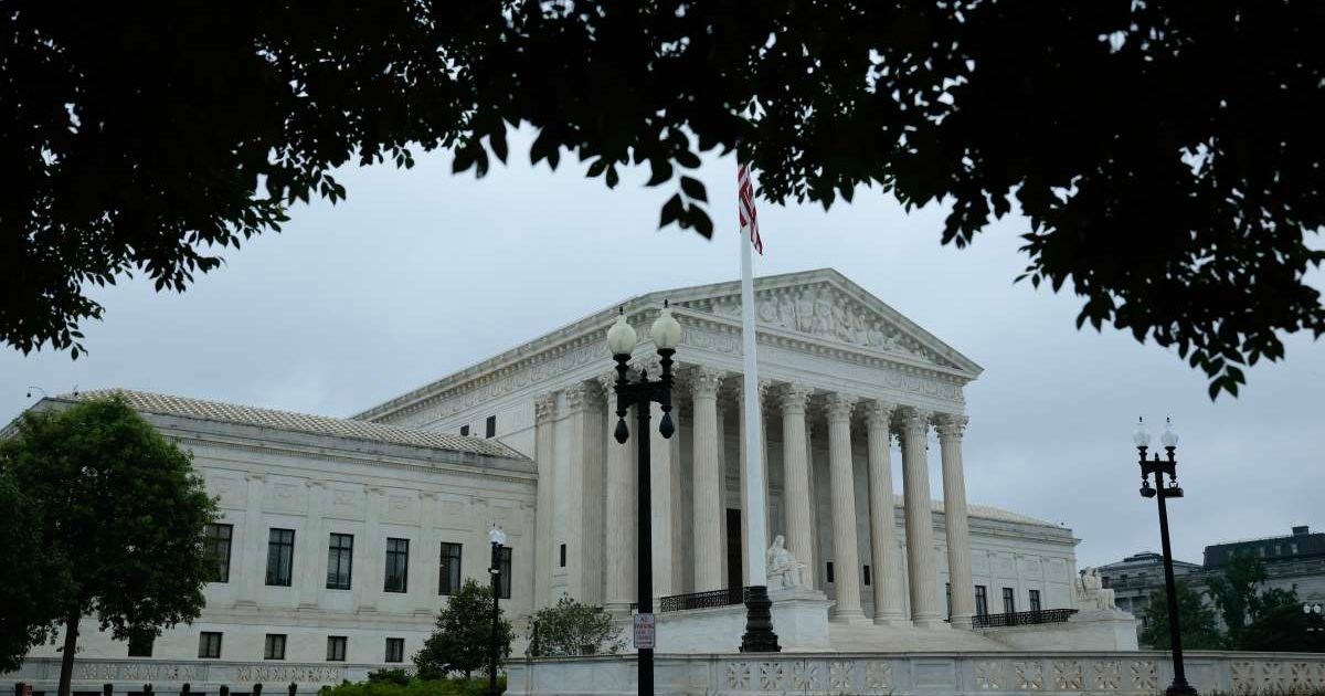  A light rain falls outside the U.S. Supreme Court on June 23, 2026, in Washington, DC (Cover Image Source: Getty Images | Photo by Chip Somodevilla)