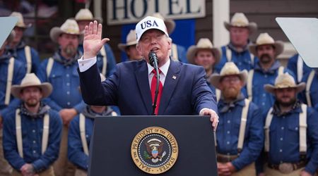 Trump jokes about awarding Medal of Honor to himself and sons, then makes awkward 'threesome' quip