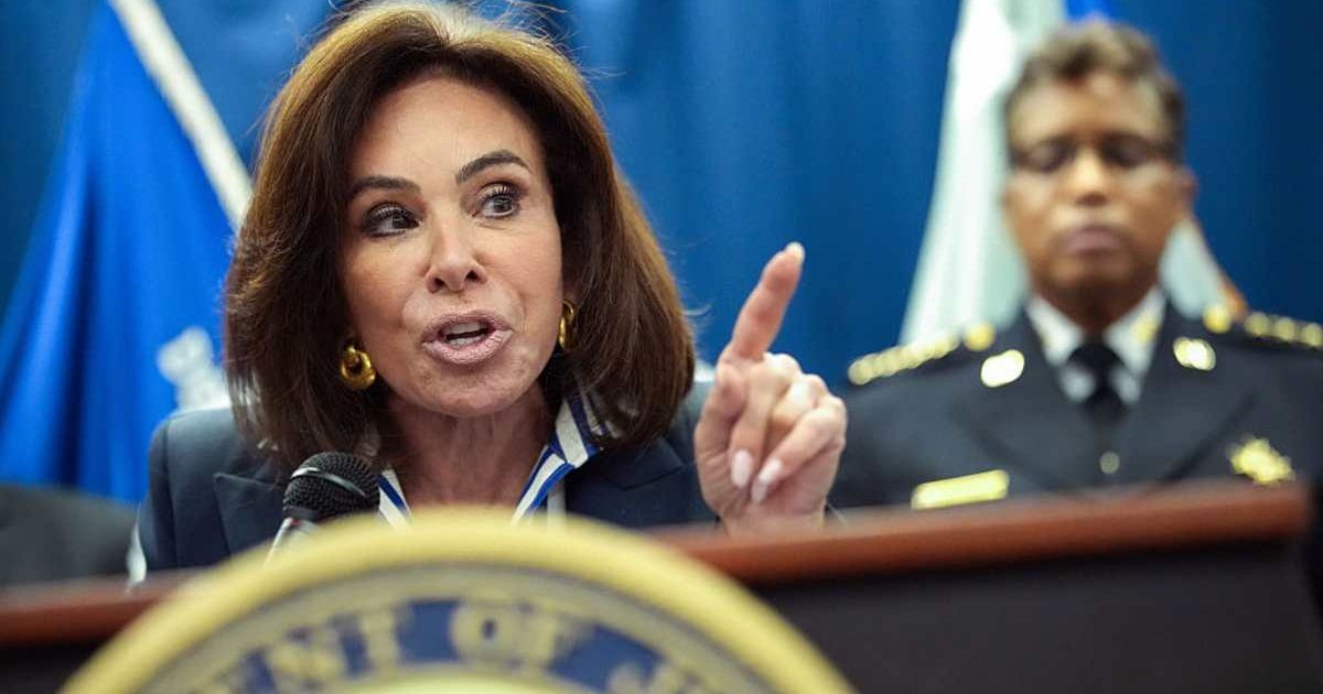 U.S. Attorney Jeanine Pirro speaks at a press conference at the U. S. Attorney's Office on September 05, 2025 (Cover Image Source: Getty Images | Photo by Kevin Dietsch)
