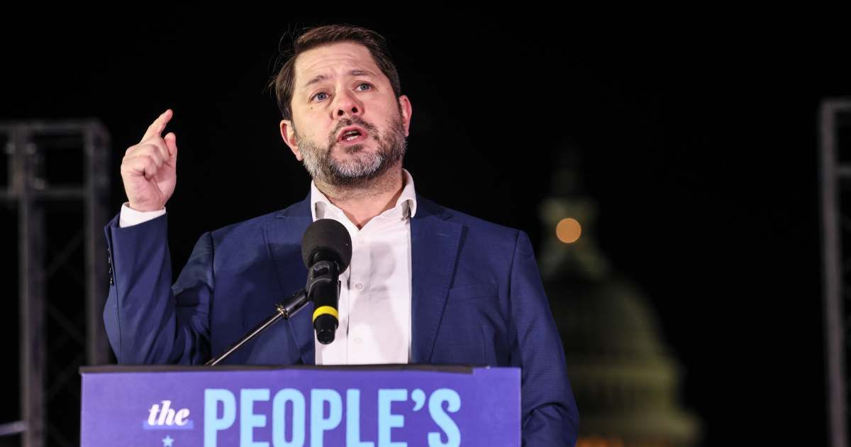 Sen. Ruben Gallego outside the Capitol on the National Mall in Washington, DC (Cover Image Source: Getty Images | Photo by Jemal Countess)