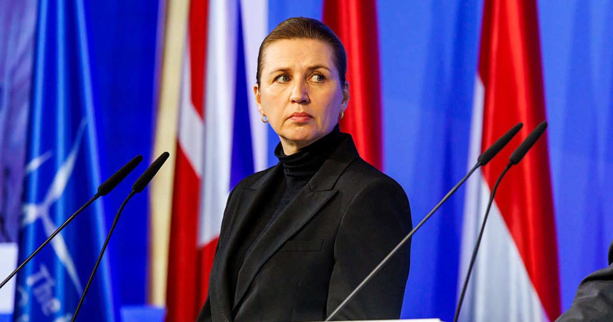 Prime Minister of Denmark Mette Frederiksen attends a press conference after the 2026 North Sea Summit on January 26, 2026, in Hamburg, Germany.  (Cover Image Source: Getty Images | Photo by Morris MacMatzen)
