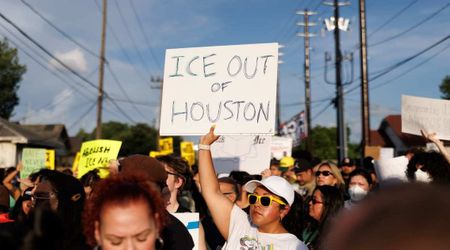 Anti-ICE protest draws thousands after fatal Houston shooting