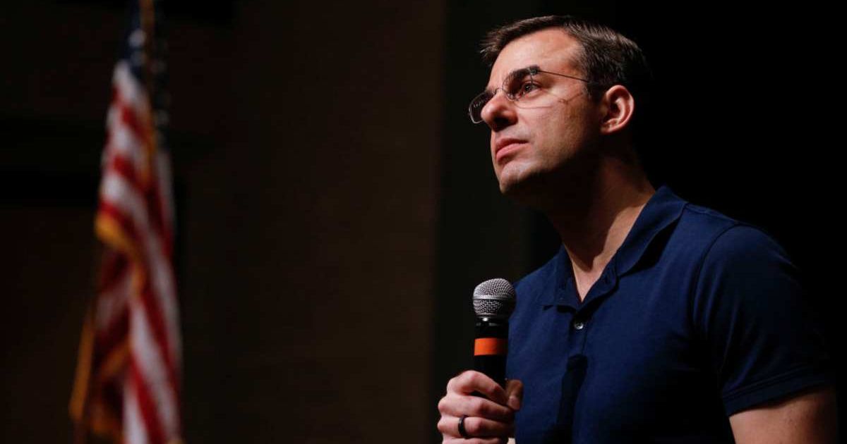 Justin Amash at a Town Hall Meeting on May 28, 2019, in Grand Rapids, Michigan (Cover Image Source: Getty Images | Photo by Bill Pugliano)