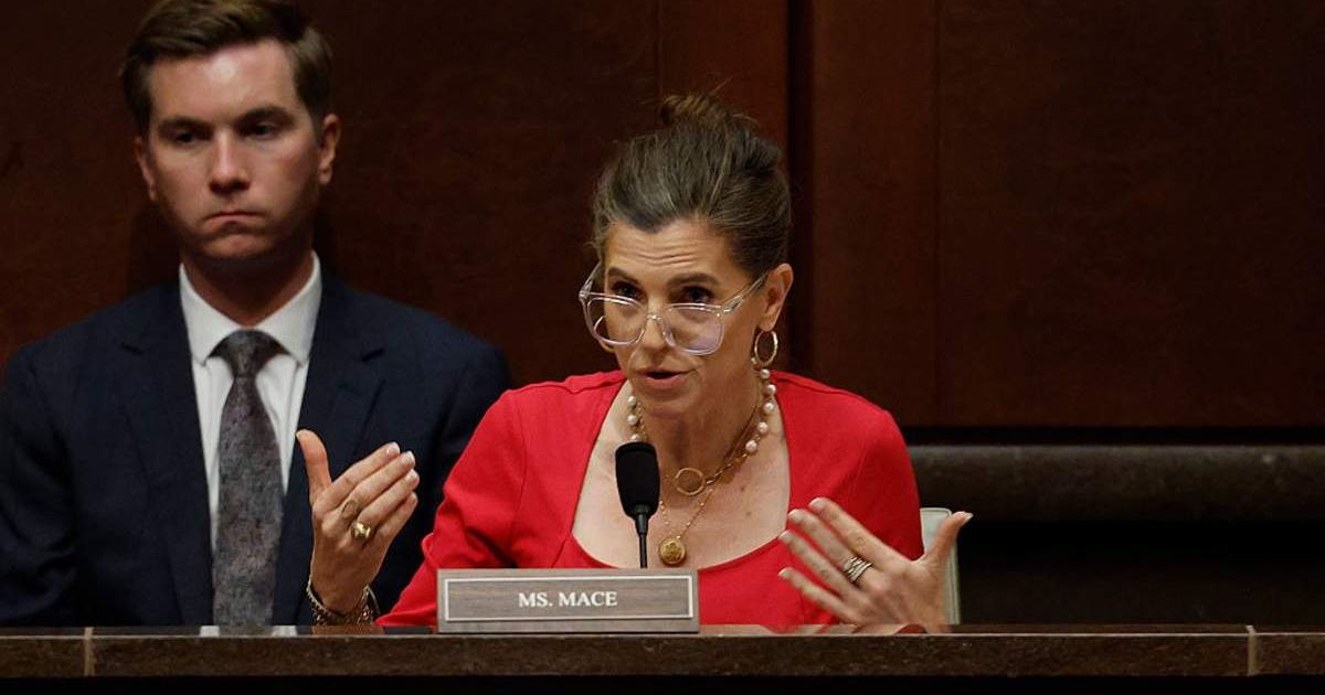 U.S. Rep. Nancy Mace (R-SC) participates in a House Oversight Committee's Task Force on September 09, 2025  (Cover Image Source: Getty Images | Photo by Kevin Dietsch)
