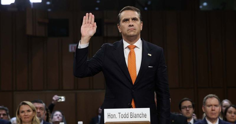 'I'm his lawyer': Acting AG Blanche calls himself Trump's lawyer before correcting himself