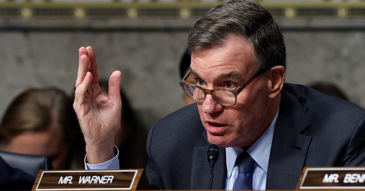 U.S. Sen. Mark Warner (D-VA) delivers remarks during a Rules Committee hearing at the Russell Senate Office Building on November 14, 2023 (Cover image source: Getty Images/Photo by Anna Moneymaker)
