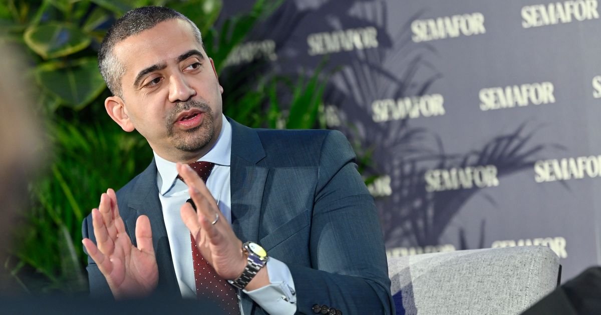 Founder, CEO, and Editor-in-Chief, Zeteo, Mehdi Hasan speaks onstage at Semafor’s Innovating to Restore Trust in News: A National Summit at Gallup Great Hall (Cover Image Source: Getty Images  for Semafor | Photo by Shannon Finney)