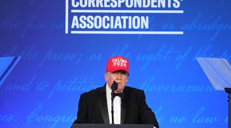 'Does anybody understand this stuff?': Trump quips after his awkward sex joke bombs at WHCD
