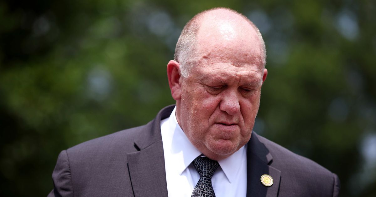 White House Border Czar Tom Homan speaks to reporters outside of the White House on July 20, 2026 in Washington, DC. (Cover Image Source: Getty Images | Photo by Kevin Dietsch)