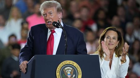 'Pedophile protector': Heckler interrupts Trump's speech in Michigan