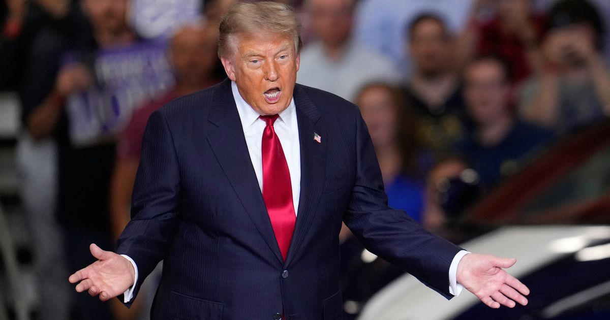 President Donald Trump arrives to speak at an event at the General Motors Proving Ground Monday, July 27, 2026, in Milford, Mich. (Cover Image Source: AP | Photo by Paul Sancya)